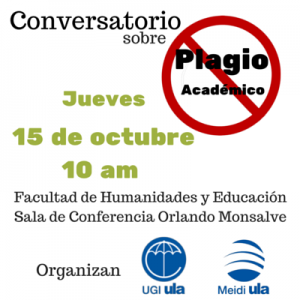 Conversatorio sobre plagio acdémico